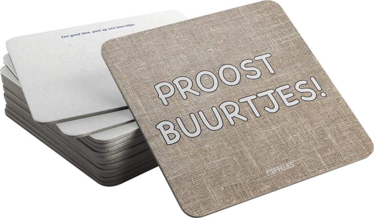 Bierviltjes Buren | Proost Buurtjes (20 stuks)